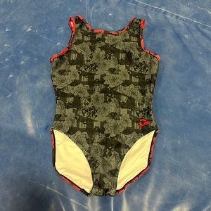 Plum practice wear gymnastics leotard AM